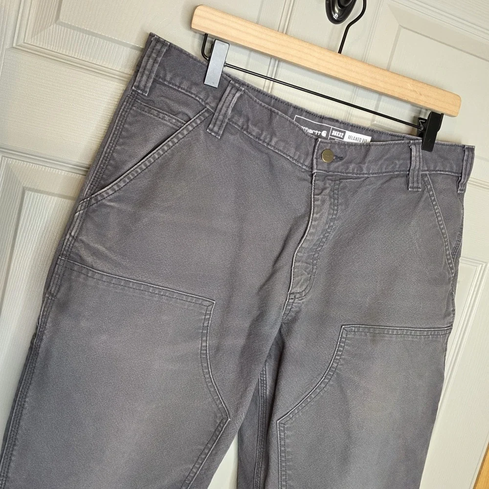 Carhartt 66x32 Rugged Flex Relaxed Double Knee Distressed Utility Work Pant